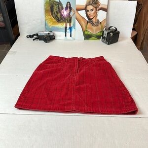 Carolina Blues Vintage corduroy mini skirt with pockets